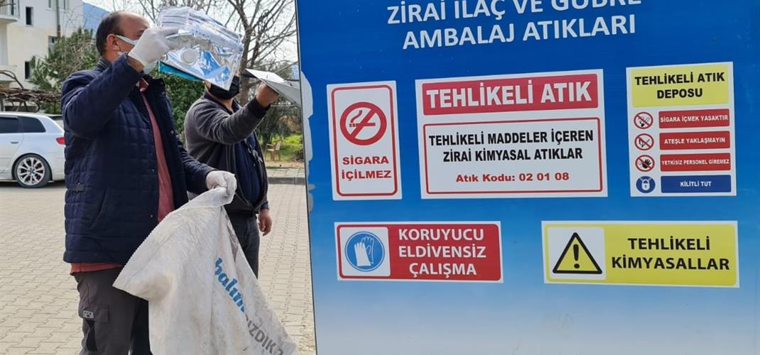 Bitki Koruma Ürünleri ve Gübre Ambalaj Atıkları Doğaya Değil, Bertarafa!