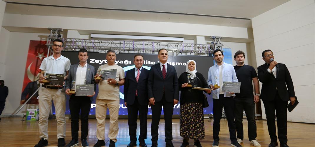 7. ZEYTİNYAĞI KALİTE YARIŞMASI ÖDÜLLERİ SAHİPLERİNİ BULDU